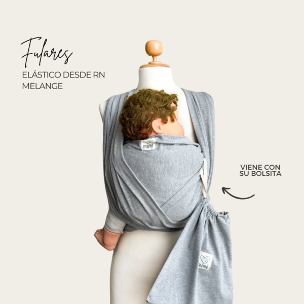 Fular Memé New Born Melange - Imagen 2
