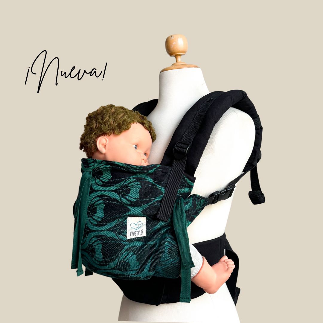 Memé Soft La Fleur Green and Black