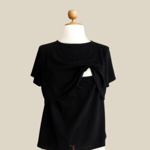 Crop de lactancia Alba Negro