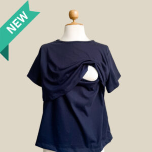 Crop de lactancia Alba Azul Marino