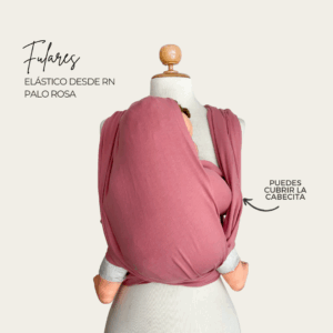 Fular Memé New Born Palo Rosa