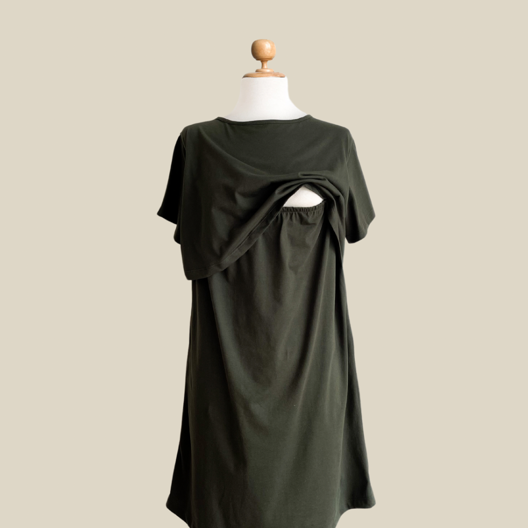 Poli vestido Alba Verde Militar