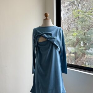 Poli Vestido Manga Larga Denim
